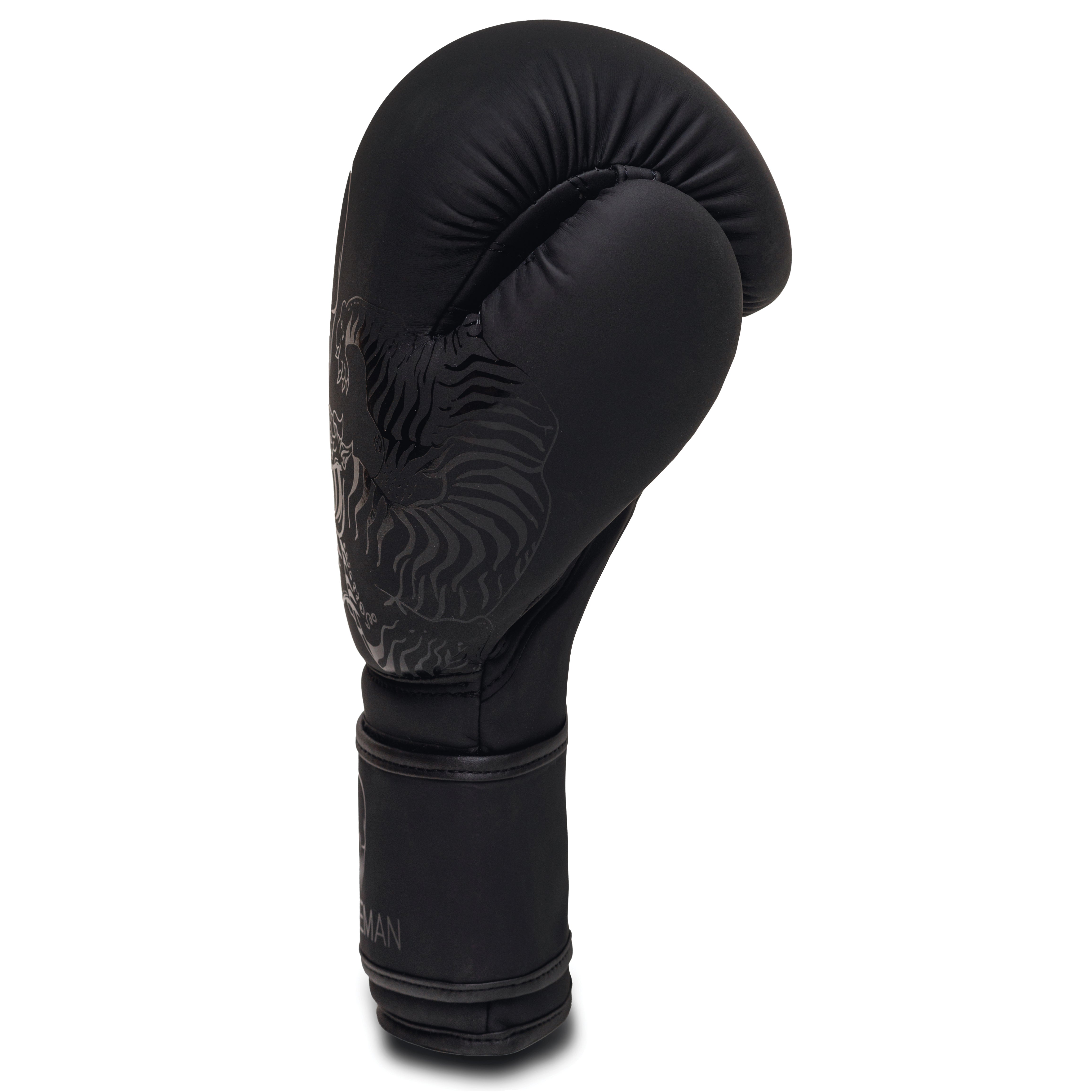 Boxing Gloves - Pro Training & Sparring Gloves for Men & Women - Comfortable Fit, Durable Build - Ideal for Boxing, MMA & Fitness Workout - Black